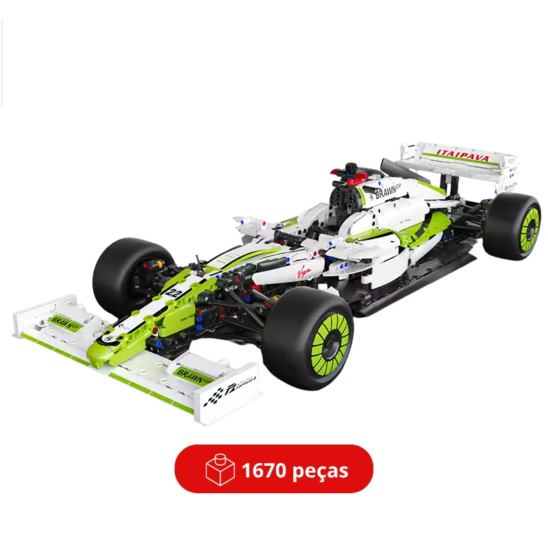 Fórmula 1 Brawn GP - 1670 peças