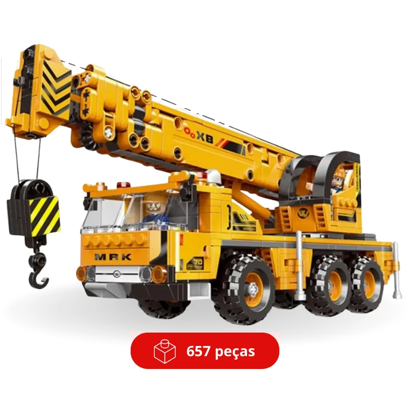 Caminhão Guindaste Móvel - 657 peças