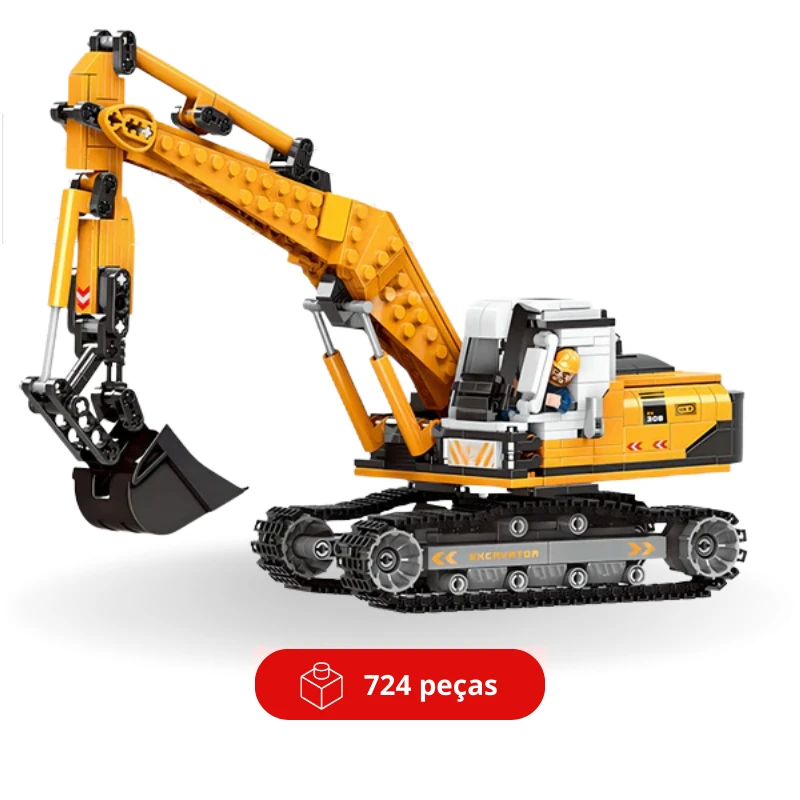 Escavadeira Gigante - 724 peças