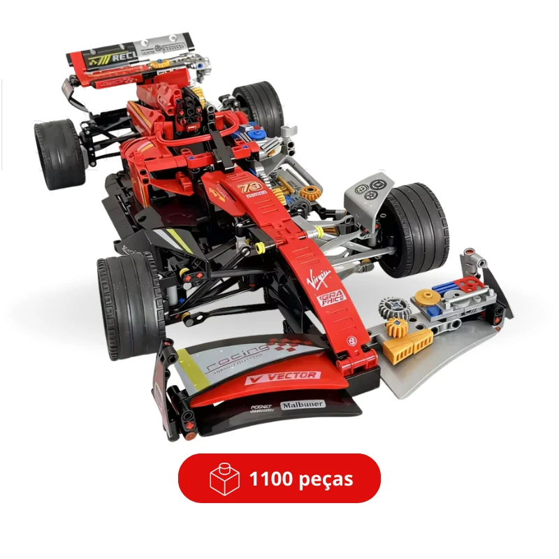 Fórmula 1 SF90 Semi Mecânico - 1100 peças