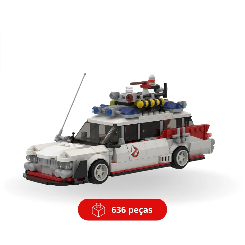 Ghostbusters ECTO-1 Miniatura - 636 peças