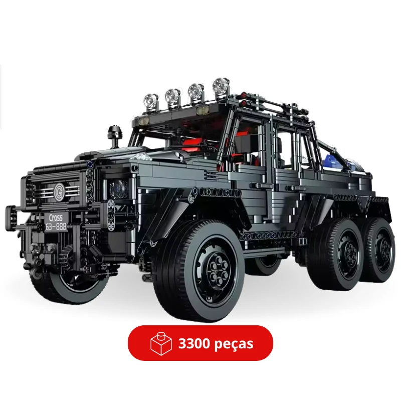 Black Pickup G63 6X6 - 3300 peças