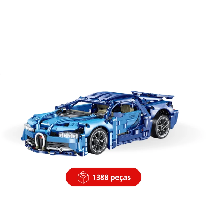 Bugatti Chiron - 1388 peças
